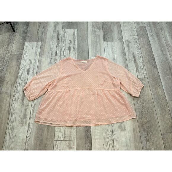 Agnes Orinda beautiful plus size blouse size 4X - Picture 1 of 11